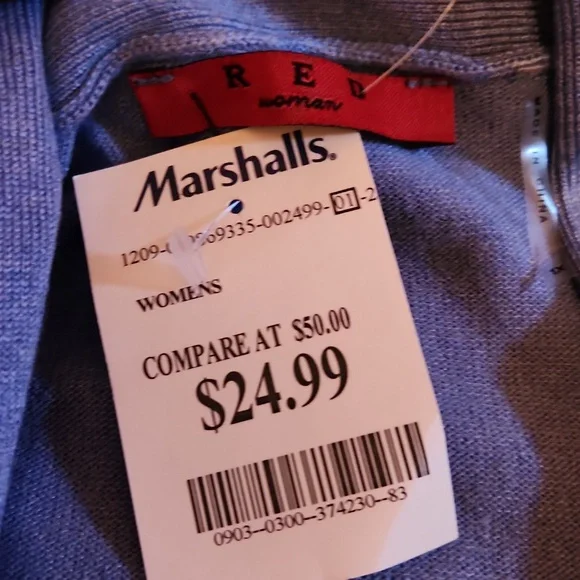 NWT Light Blue Open Front Cardigan Size 1X - Picture 2 of 6